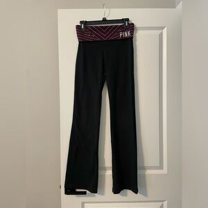 VS PINK flare leggings, low rise